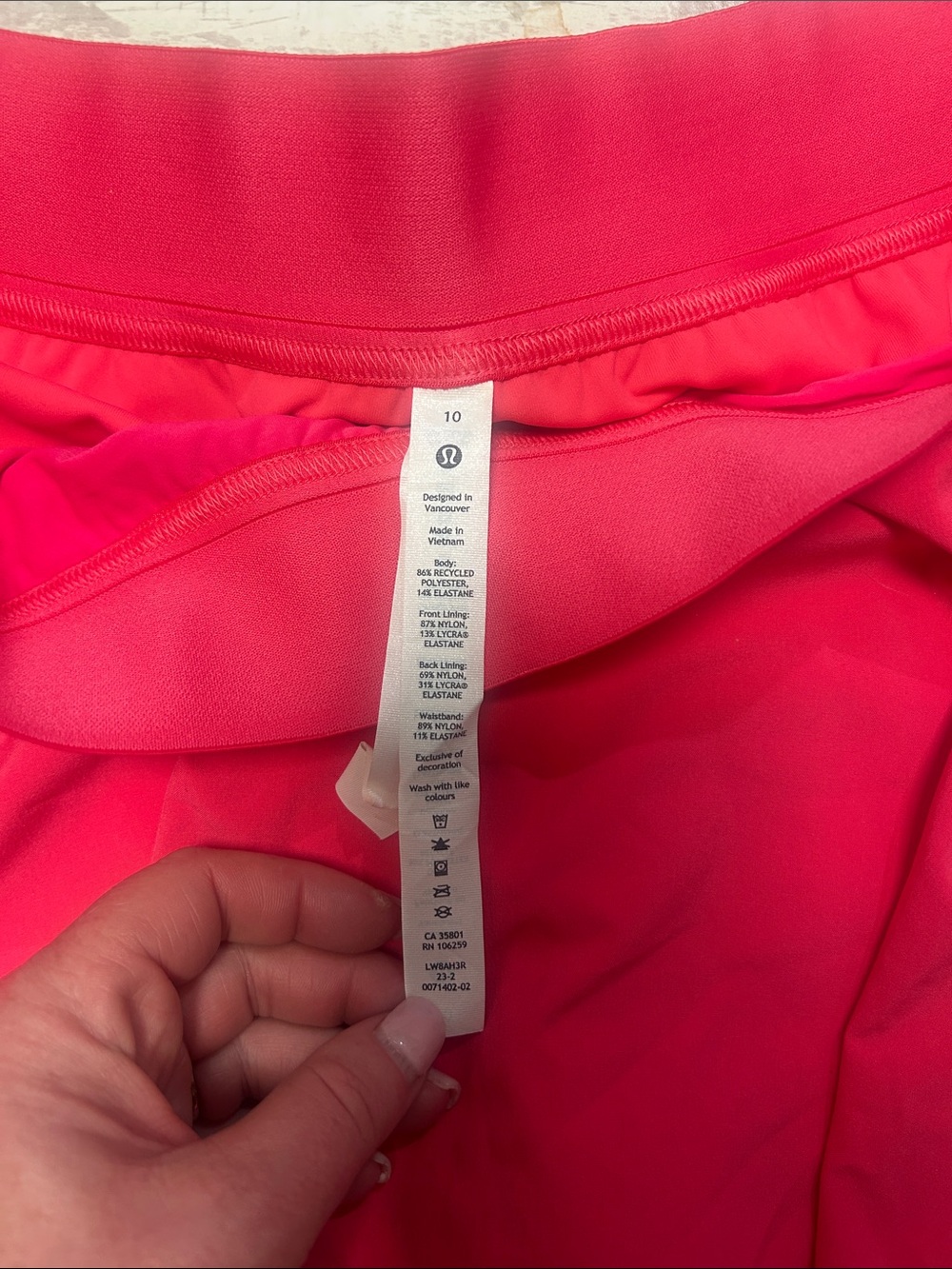 lululemon athletica Punk Court Rival Layered Skirt- Size 10 - Picture 2 of 5